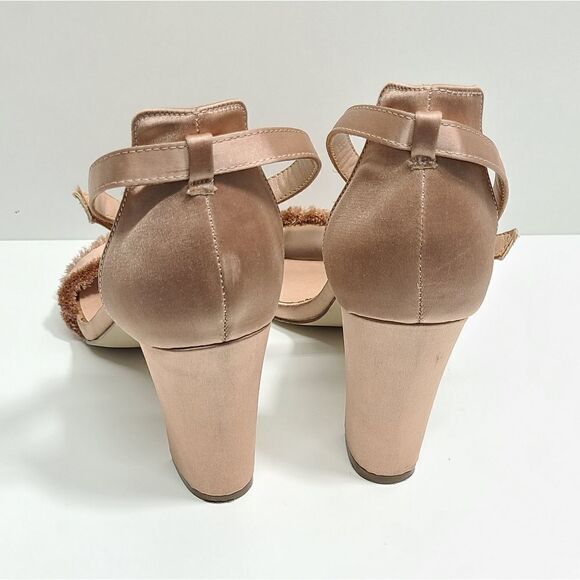 Madden Girl Satin‎ Rose Gold Heeled Sandals Size 10 - Picture 6 of 8